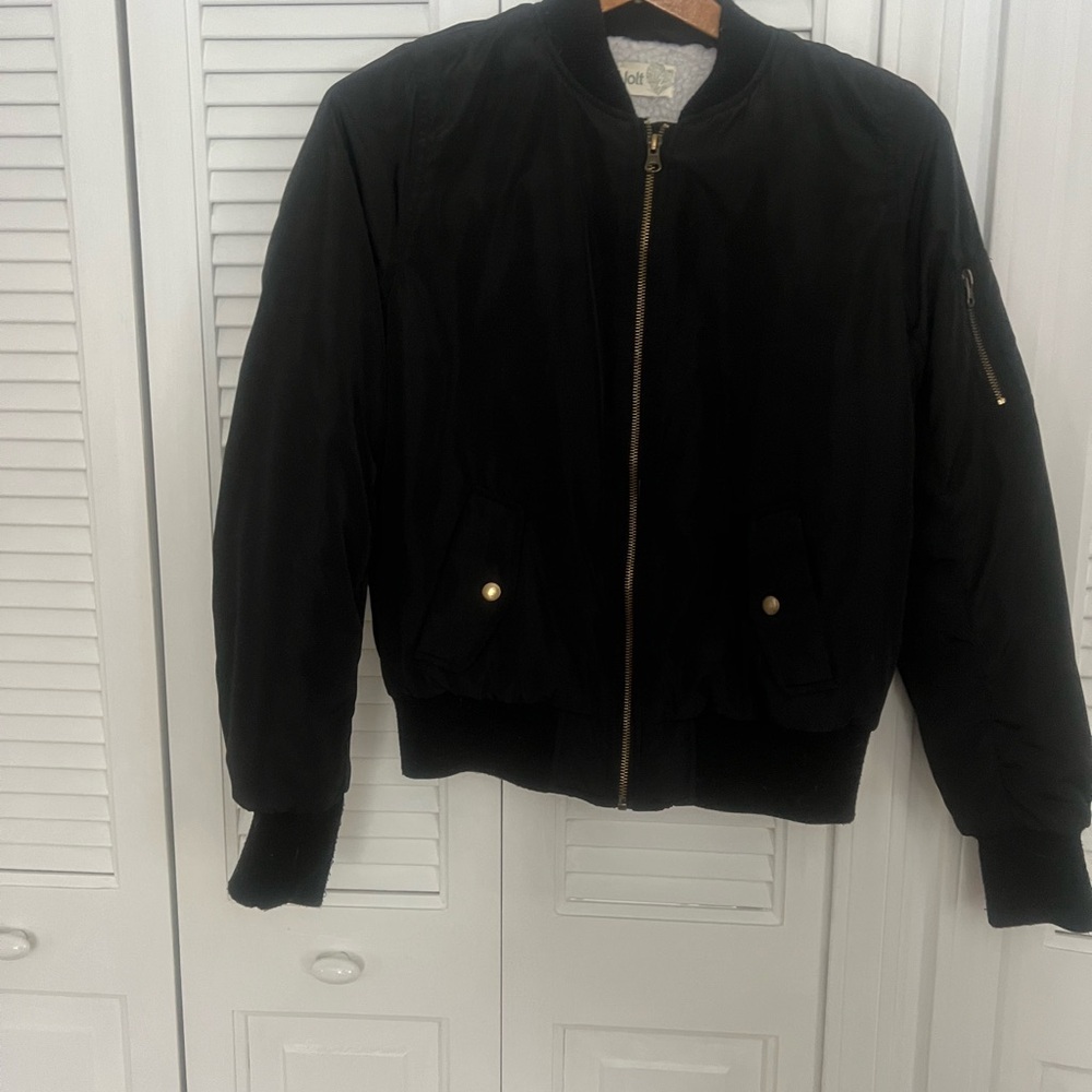 Black Bomber Jacket